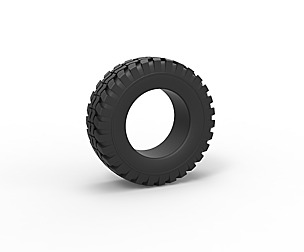 Offroad tire 24 Scale 1 to 10