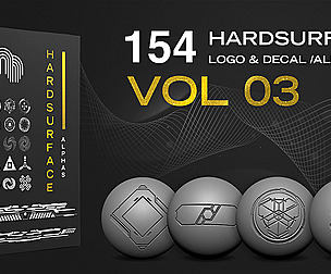 Hardsurface Logo&Decals/Alphas - Vol 03