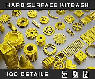 Sci-fi Hard Surface Kitbash