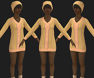 Outfit Female Marvelous Designer And Clo3d
