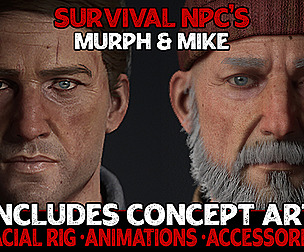 Survival NPC's - Hank + Mike Two Pack [UE4]