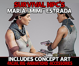 Survival NPC - Maria "Mimi" Estrada [UE4}