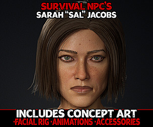 Survival NPC - Sarah "Sal" Jacobs [UE4]