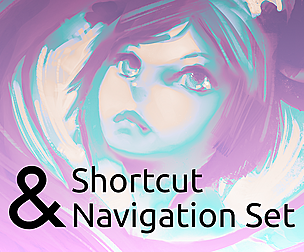 Rakurri Shortcut and Navigation Set for Krita