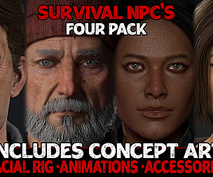 Survival NPC's - Four Pack [UE4]