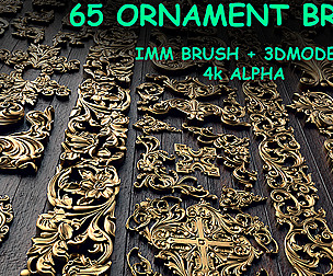 Fred's Ornament IMMBRUSH+3dModels Vol 9