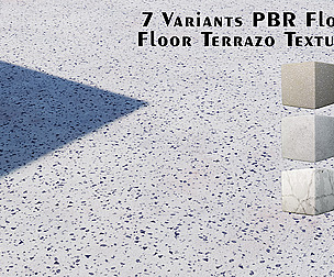 7 PBR Terrazo Ceramic Mozaik Textures
