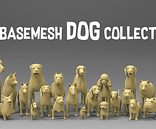 25 Basemesh dog collection