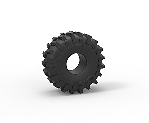 Offroad tire 25 Scale 1 to 10