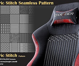 40 Fabric Stitch Seamless Pattern - VOL 07