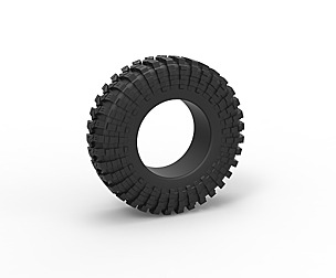 Mud tire Scale 1 to 10
