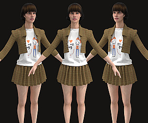 Outfit Female Marvelous Designer And Clo3d