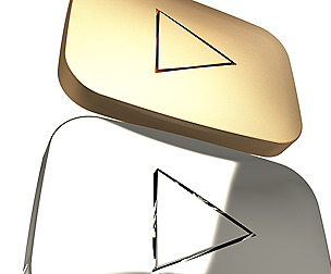 Youtube Gold and Silver Play Buttons
