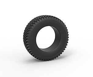 Offroad tire 26 Scale 1 to 10