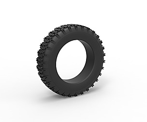 Offroad tire 27 Scale 1 to 10