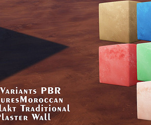 17 Variants PBR Textures Rough Tadellakt