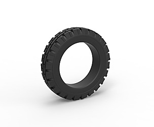Tractor front tire Scale 1 to 10