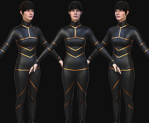 Outfit Female Marvelous Designer And Clo3d