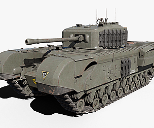 Churchill Mk. VII A22F- WW2 British Heavy Tank