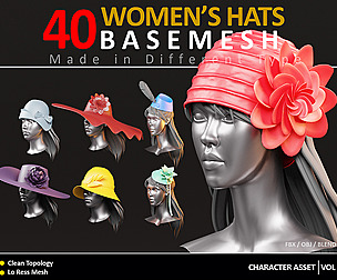 40 WOMEN’S HATS BASEMESH