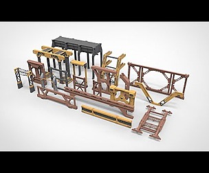 sci-fi Architecture kitbash 36