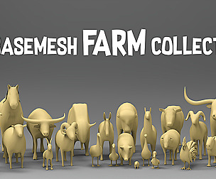 25 Basemesh farm collection
