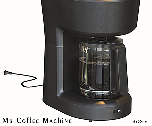 Set of Mr Coffee Machine (3DsMAX - Blender - C4D)