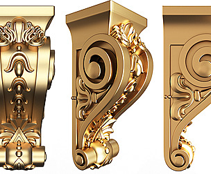 Corbel Carved 07