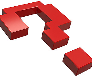 Question Pixelated Symbol
