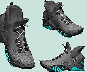 Shoes stylized