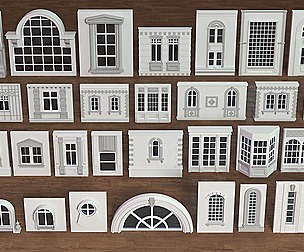 Building Facade Collection 4 - 34 pieces