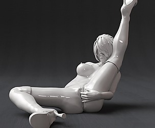Automata Nier nude 3d printable
