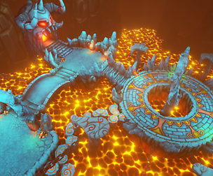 Fantasy Demon Caves