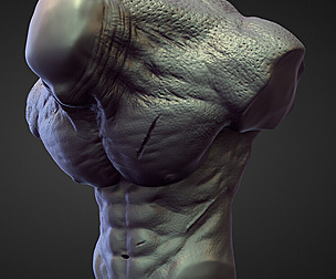 TORSO2 high poly sculpt