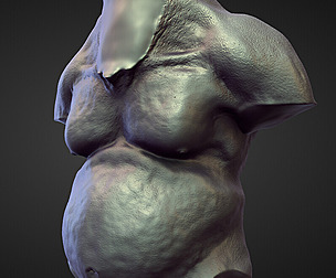TORSO3 high poly sculpt