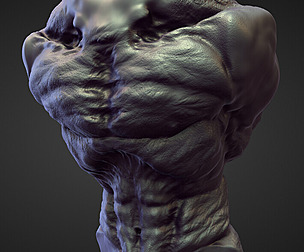 TORSO9 high poly sculpt