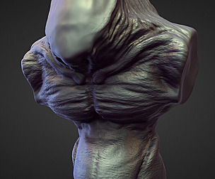 TORSO13 high poly sculpt