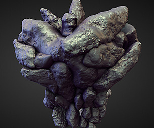 TORSO14 high poly sculpt