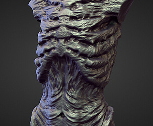 TORSO18 high poly sculpt