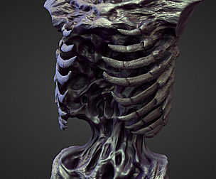 TORSO24 high poly sculpt