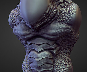 TORSO42 high poly sculpt