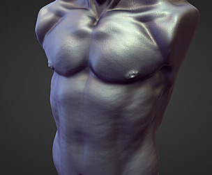 TORSO45 high poly sculpt