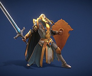 Fantasy Chess RPG Character - Arthur