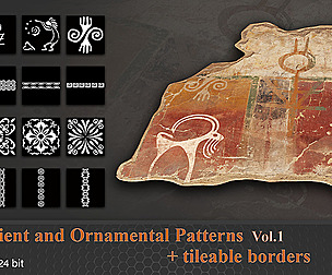 550 Ancient and ornamental Alpha patterns vol.1