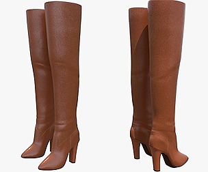 Women's leather boots