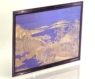 Chinese tapestry and ivory artwork - 2pcs (Max)