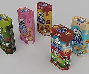 Meiji hello panda snack boxes (Blend)