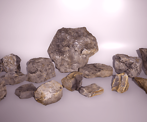 3D Scanned Rockpack