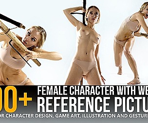 200+ Female Character with Weapons