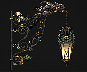 Victorian Street Light Cat